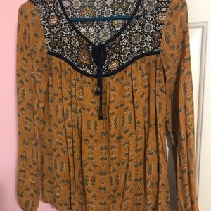 🔵 3/$20 Rewind brand Kohl’s flowy long sleeve top